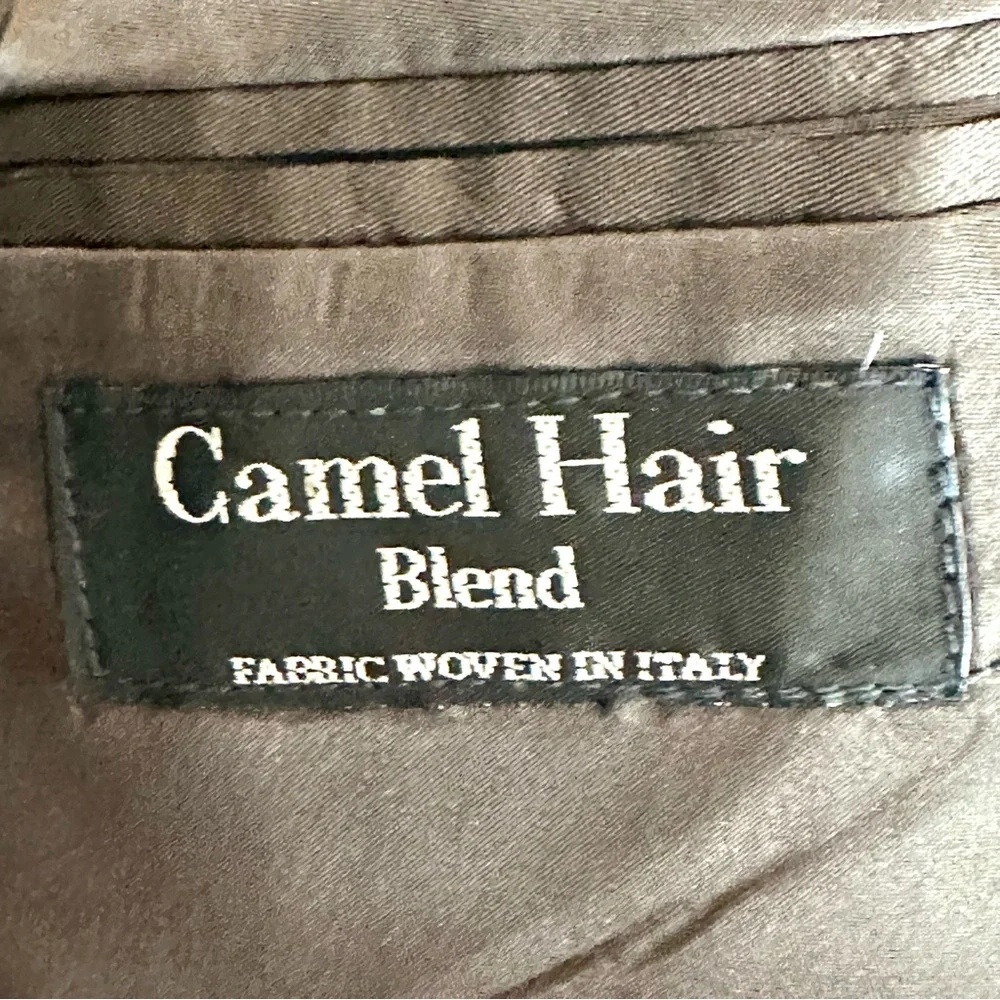 Chereskin Men’s Italian Camel Hair Blend Brown Tweed Sport Coat Blazer 42R